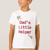 Papa's kleine helper t-shirt (Voorkant)