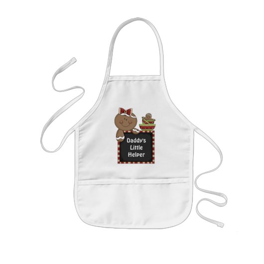 Papa's kleine Helperapron Kinder Schort (Voorkant)