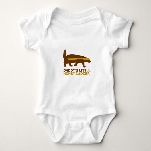Papa's kleine honingbadger romper (Voorkant)