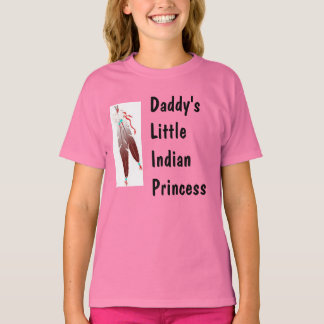 Papa's kleine Indiase prinsesshirt T-shirt