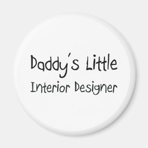 Papa's kleine interieurontwerper magneet