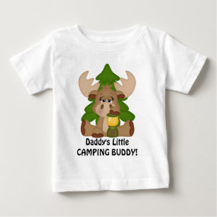 Papa's kleine kampeermaatje baby t-shirt