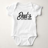 Papa's kleine kerel Schattige Baby Boy Kinder Romper (Voorkant)