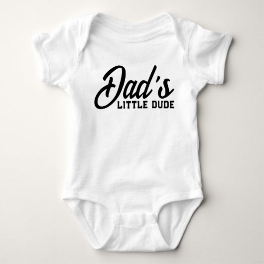 Papa's kleine kerel Schattige Baby Boy Kinder Romper (Voorkant)