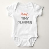 Papa's kleine klimmer baby creeper romper (Voorkant)