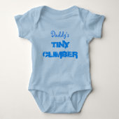 Papa's kleine klimmer baby creeper romper (Voorkant)