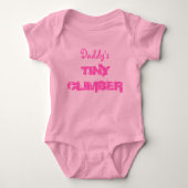 Papa's kleine klimmer baby creeper romper (Voorkant)