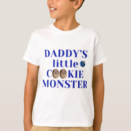 Papa's kleine koekjesmonster t-shirt