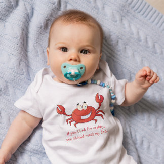 Papa's kleine krab romper