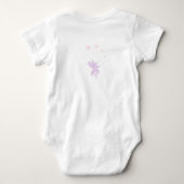 Papa's Kleine Krachtbron Roze Romper (Achterkant)