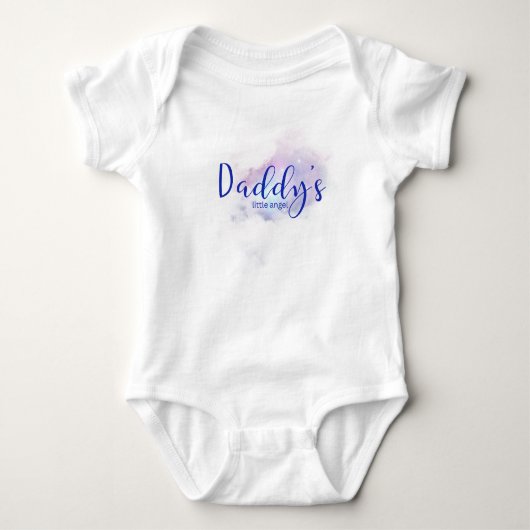 Papa's kleine krijgers engel baby body  romper (Voorkant)