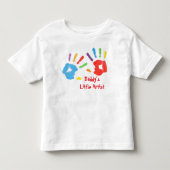 Papa's Kleine Kunstenaar - Kinder T-Shirt (Voorkant)