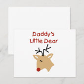 Papa's kleine lieve T-shirts en geschenken (Voorkant / Achterkant)