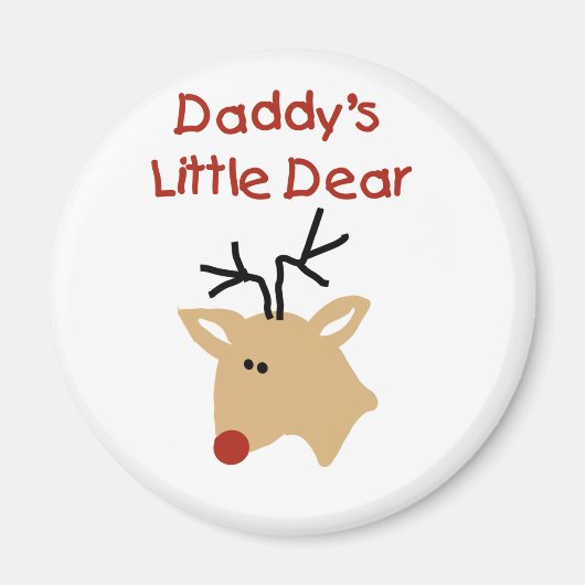 Papa's kleine lieve T-shirts en geschenken Magneet (Voorkant)