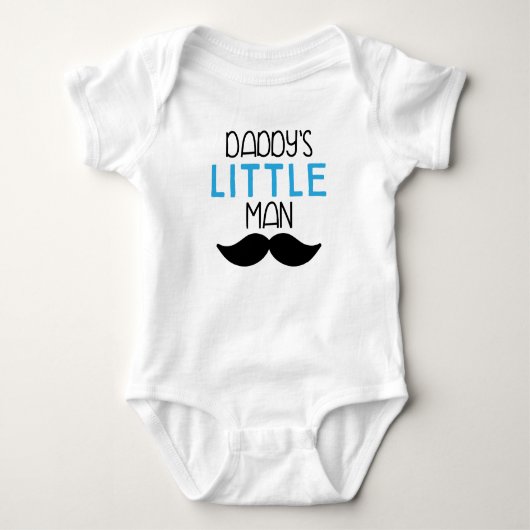 Papa's kleine Man Baby Bodysuit (Voorkant)