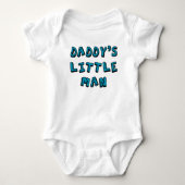 Papa's kleine Man baby Romper (Voorkant)