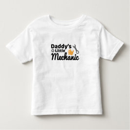 Papa's kleine mechanica kinder shirts