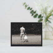 Papa's kleine meisje briefkaart (Staand voorkant)