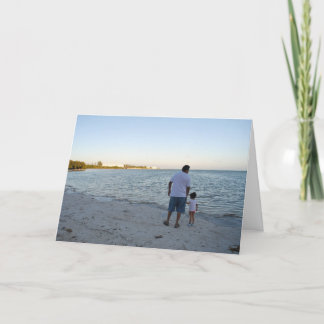 Papa's kleine meisje kaart