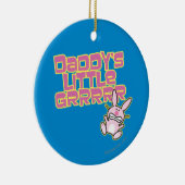 Papa's kleine meisje keramisch ornament (Rechts)