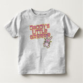 Papa's kleine meisje kinder shirts (Voorkant)