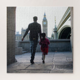 Papa's kleine meisje - Londen - 20x20 - 676 stuks Legpuzzel