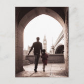 Papa's Kleine Meisje - Londen - Big Ben Briefkaart (Voorkant)