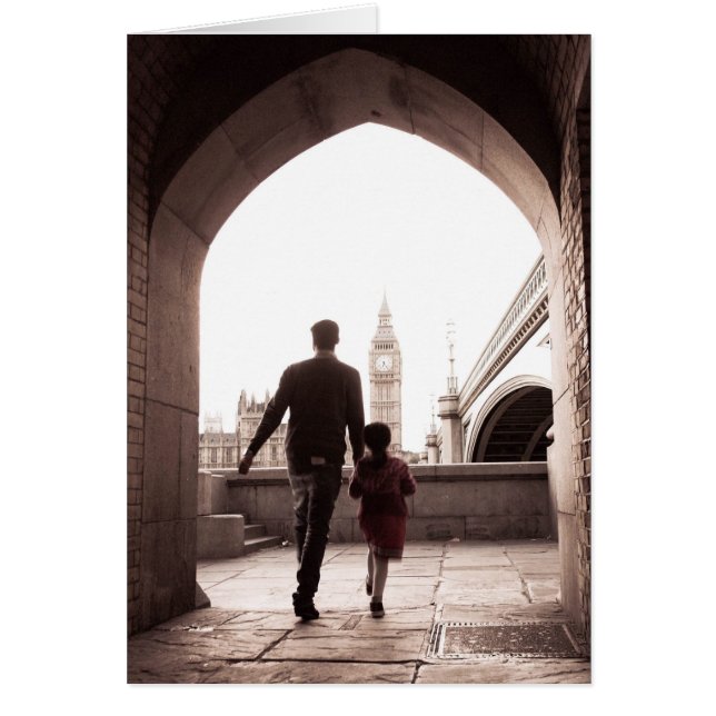 Papa's kleine meisje - Londen - Big Ben Kaart (Voorkant)