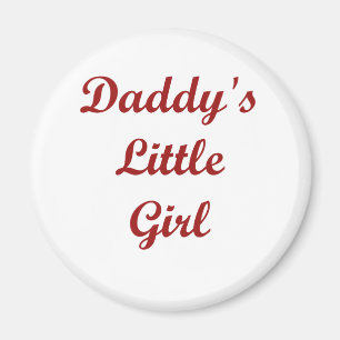 Papa's kleine meisje magneet