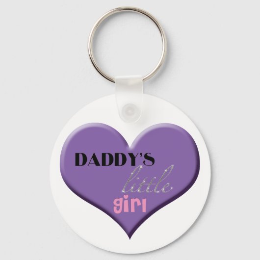 Papa's kleine meisje sleutelhanger (Voorkant)