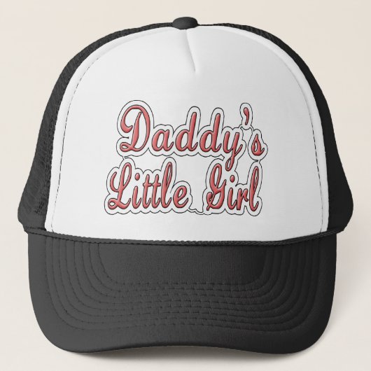Papa's kleine meisje trucker pet (Voorkant)