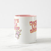 Papa's kleine meisje tweekleurige koffiemok (Center)