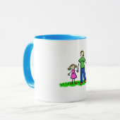 Papa's kleine Mok (blond) (Voorkant links)