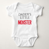 Papa's kleine monster romper (Voorkant)