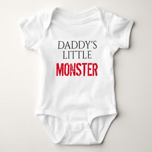 Papa's kleine monster romper (Voorkant)