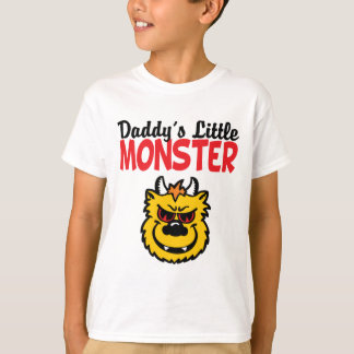 Papa's kleine monster t-shirt