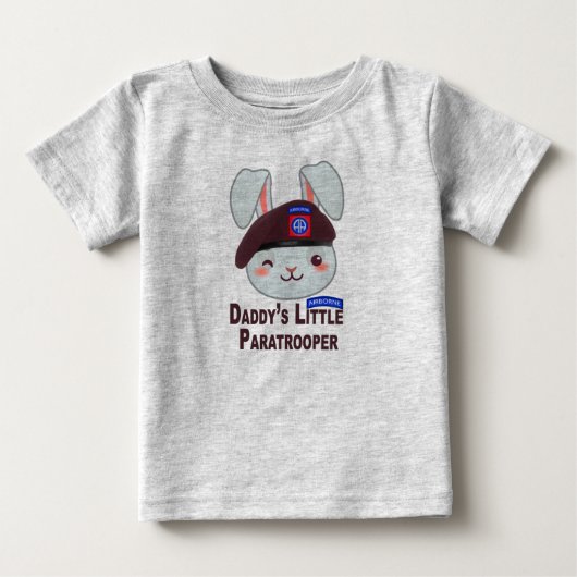 “Papa's Kleine Paratrooper Konijn” (Voorkant)