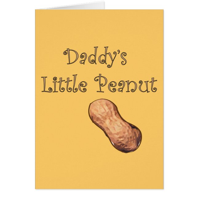Papa's kleine pinda Kaart (Voorkant)