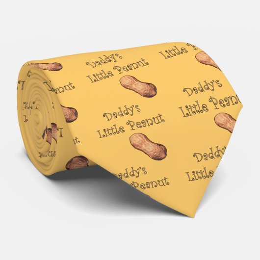 Papa's kleine pinda Stropdas (Opgerold)