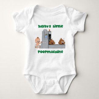Papa's kleine poepmachine baby lichaam romper