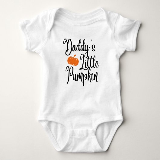 Papa's kleine pompoen - Herfst Vibes - Halloween Romper (Voorkant)