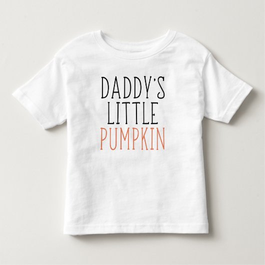 Papa's kleine pompoen kinder shirts (Voorkant)