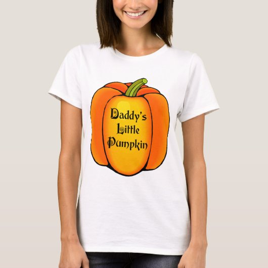 Papa's kleine pompoen t-shirt (Voorkant)