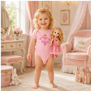 Papa's Kleine Prinses Baby Body Romper