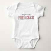 Papa's kleine prinses Baby Romper (Voorkant)