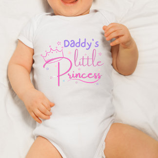 Papa's kleine prinses Baby Shirt