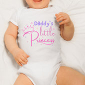 Papa's kleine prinses Baby Shirt