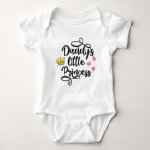 Papa's kleine prinses Bodysuit (Voorkant)