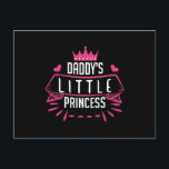 Papa's Kleine Prinses Briefkaart<br><div class="desc">Papa's Kleine Prinses. Er is geen betere manier om 'Ik hou van jou,  papa' te zeggen dan met een Vaderdag ontwerp van Zazzle! Van eenvoudige tekst tot grappige uitspraken en afbeeldingen,  wij hebben het perfecte Vaderdag cadeau voor elke papa.</div>