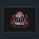 Papa's Kleine Prinses Briefkaart<br><div class="desc">Papa's Kleine Prinses. Er is geen betere manier om te zeggen "Ik hou van je,  papa" dan met een Vaderdag ontwerp van Zazzle! Van eenvoudige tekst tot grappige uitspraken en afbeeldingen,  wij hebben het perfecte Vaderdag cadeau voor elke papa.</div>